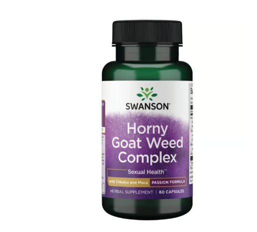 Swanson Horny Goat Weed Complex - Herbal Supplement - 60 capsules