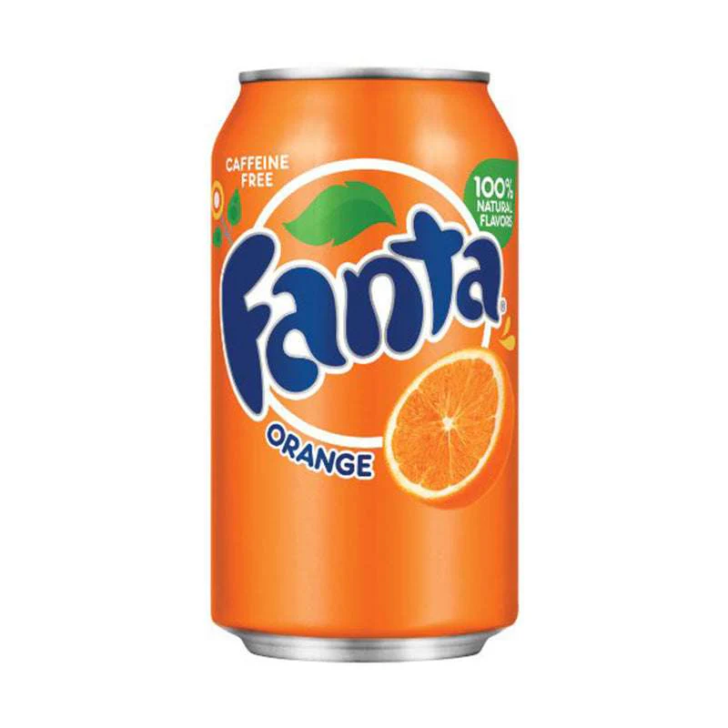 Fanta Orange Soda can, 12 Oz (355ml)