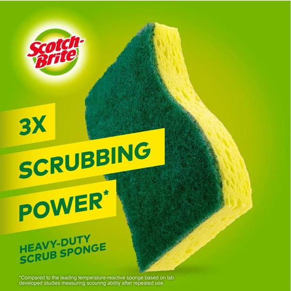 Scotch-Brite No Scratch Scrub Sponge, Multi-Purpose, 1 ct