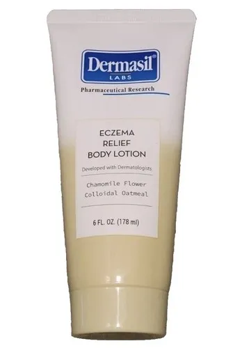 Dermasil - Eczema Relief Moisturizing Lotion With Natural Chamomilla Flower Extract And Colloidal Oatmeal