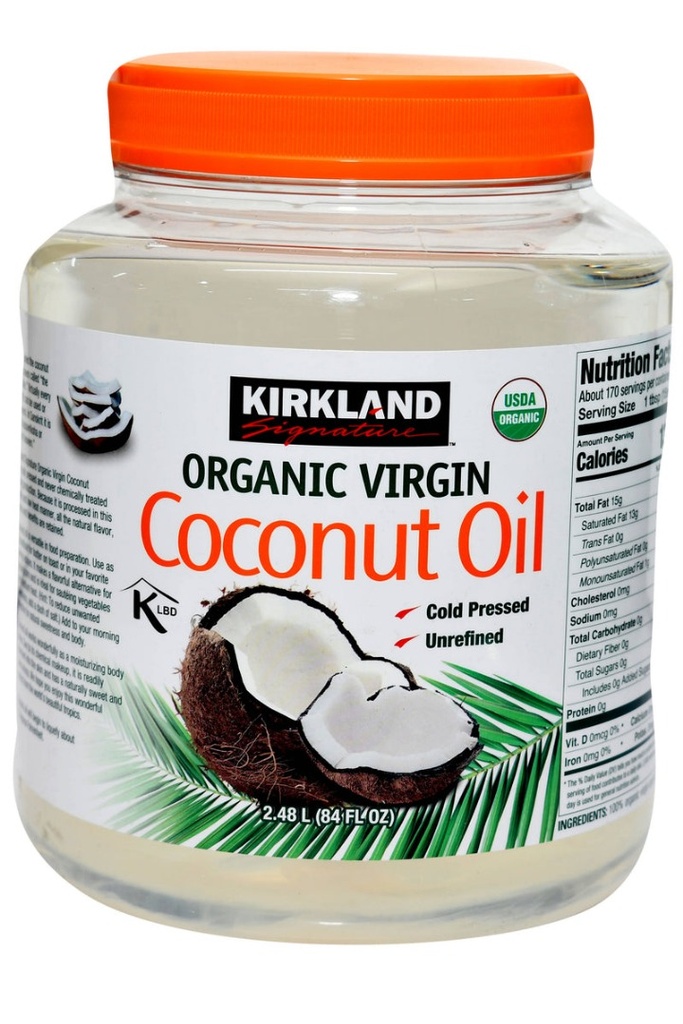 Kirkland signature Organic Virgin Coconut oil (2.48 liter)