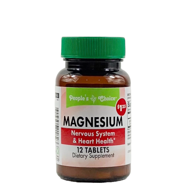 People's choice Magnesium 12 tablets 