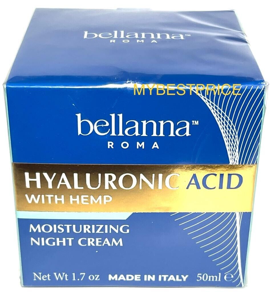 Emilianna - Hyaluronic Acid w/ Hemp Oil - Moisturizing Night cream 1.7 oz