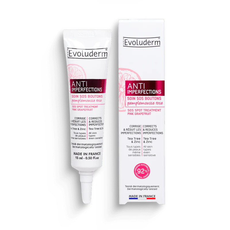 EvoLuderm - Anti Imperfections Soin SOS Bouttons Pamplemousse rose