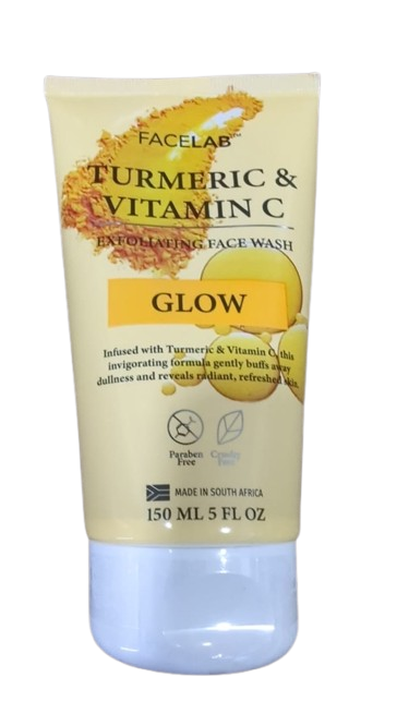 Facelab - Turmeric & Vitamin C - Exfoliating Face Wash - Glow - 150 mL