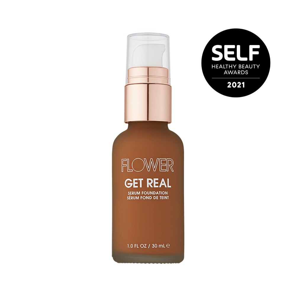 FLOWER Beauty Get Real Serum Foundation, Hazelnut, Sable