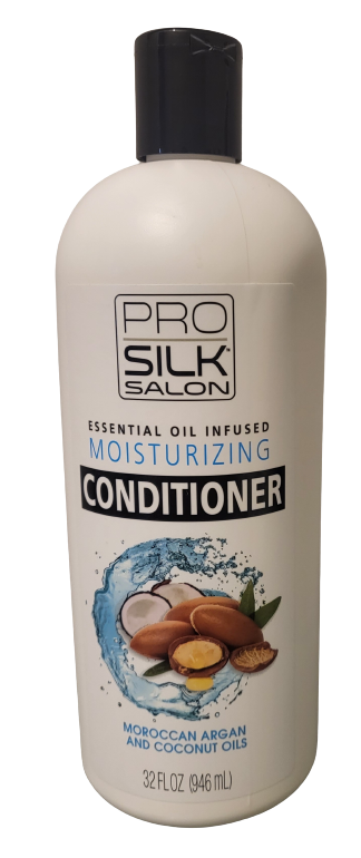 Pro Silk Salon Conditioner with moroccan argan and coconuts oils, 32 oz. (946ml)