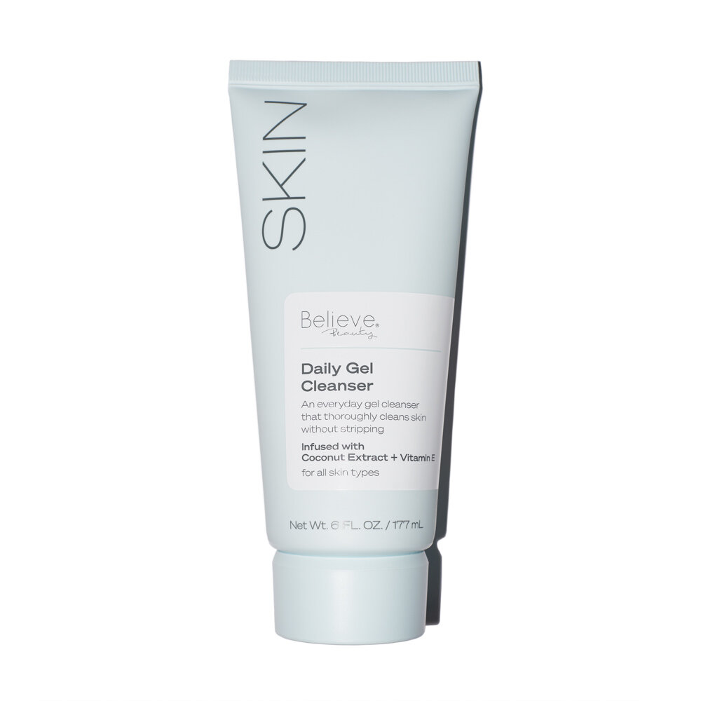 Skin Believe Beauty Exfoliating in-shower face mask 6oz(177ml) X2 Bar Code