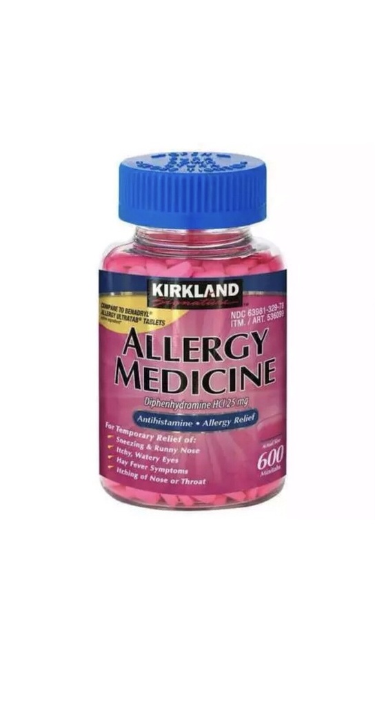 Kirkland Allergy Medicine (600 minitabs)