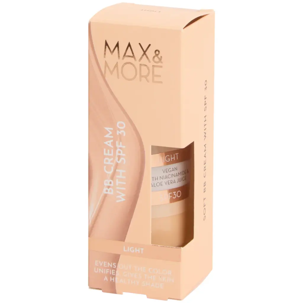 Max&More BB cream with SPF 30 light