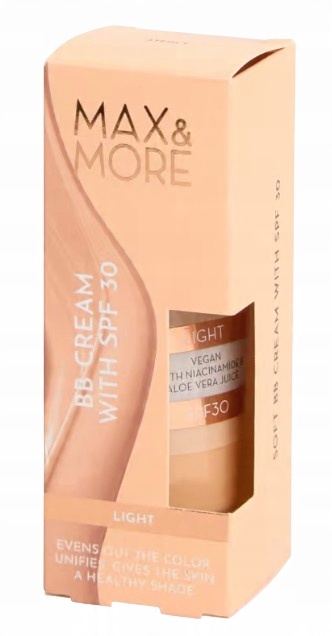 Max&More BB cream with SPF 30 Medium 