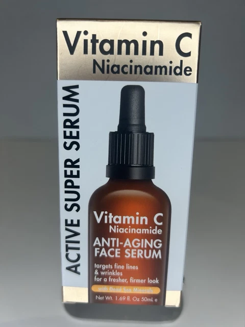 Active Super Serum Vitamin C Niacinamide anti-aging face serum (50ml) 