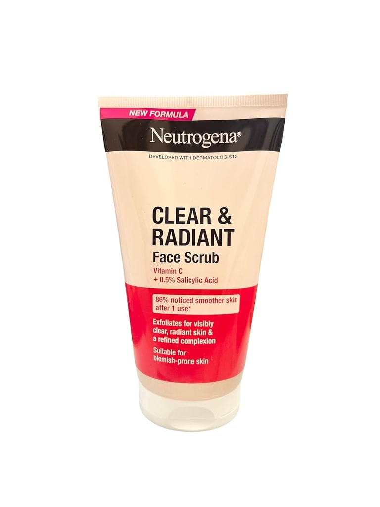 Neutrogena Clear & Radiant Face scrub