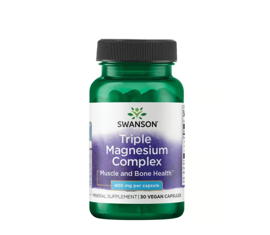 Swanson Triple Magnesium complex Supplement - 30 capsules 