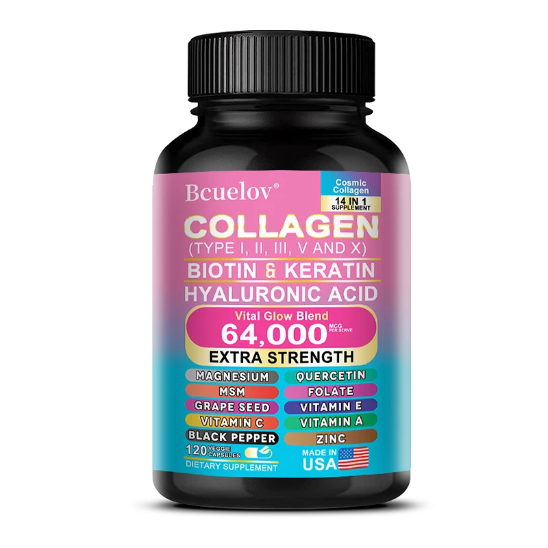 Bcuelov - Collagen Peptides - Hyaluronic Acid, Biotin & Keratin