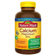 Nature Made Calcium, Magnesium Oxide, Zinc with Vitamin D3, Tablets, 300 Count.