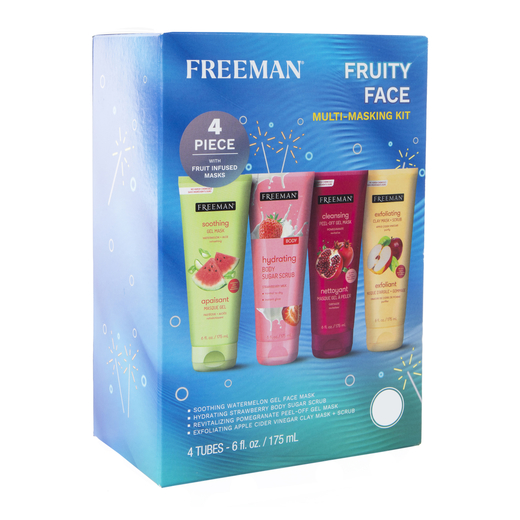 Freeman - Fruity Face Multi-Masking Kit 6 Fl.oz 4-Count