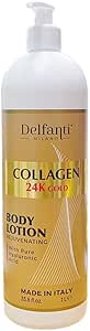 Delfanti Milano - Collagen 24K Gold - Body Lotion - Rejuvenating - Hyaluronic Acid 1L