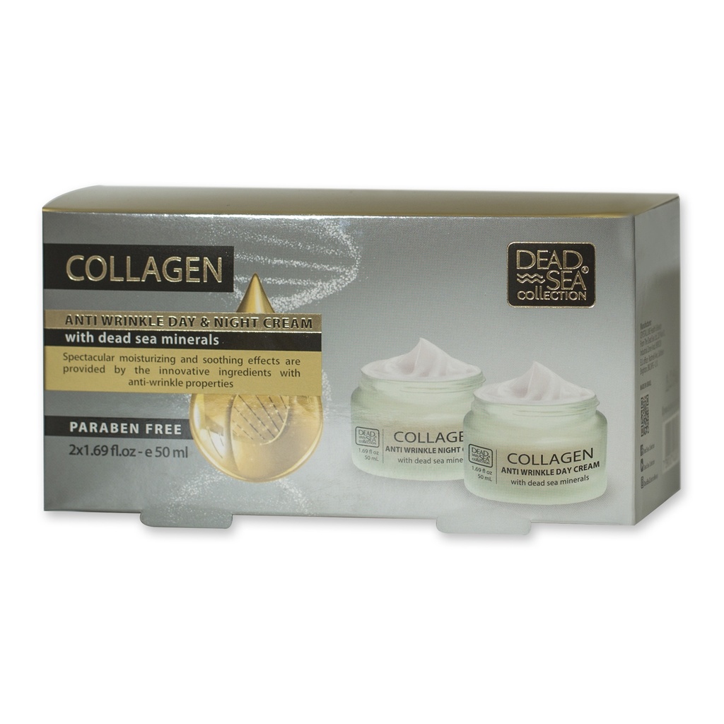 Dead Sea Collection - Kit Collagen Day and Night Cream