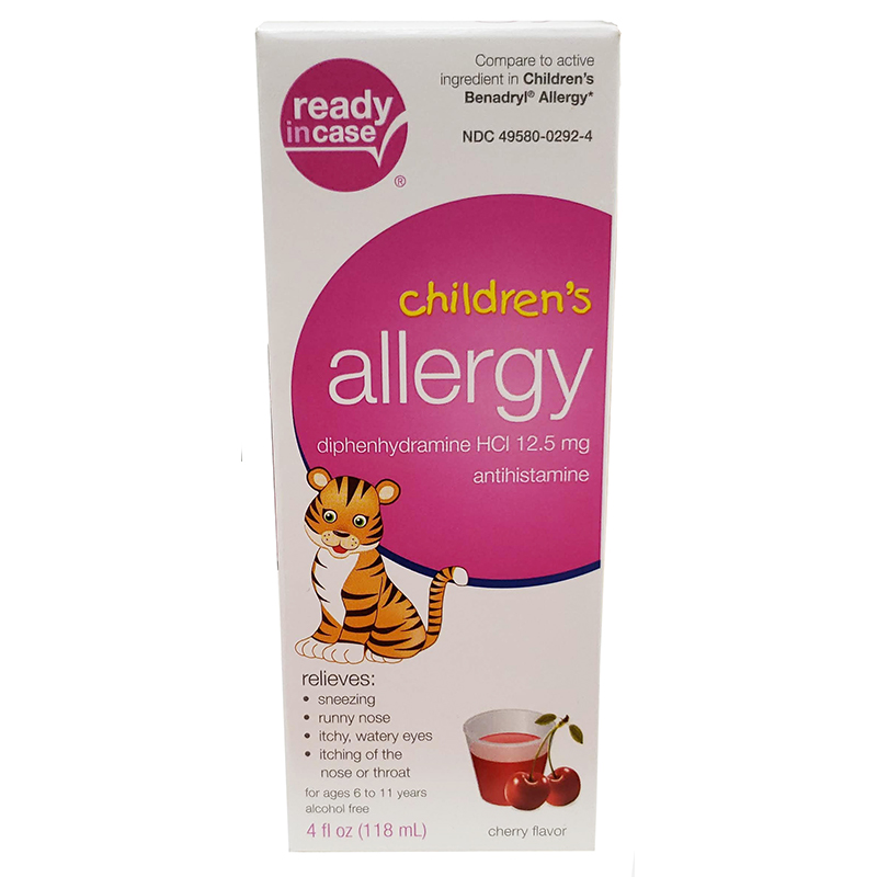 Ready In Case Children's Allergy Relief, 4-oz. Bottles