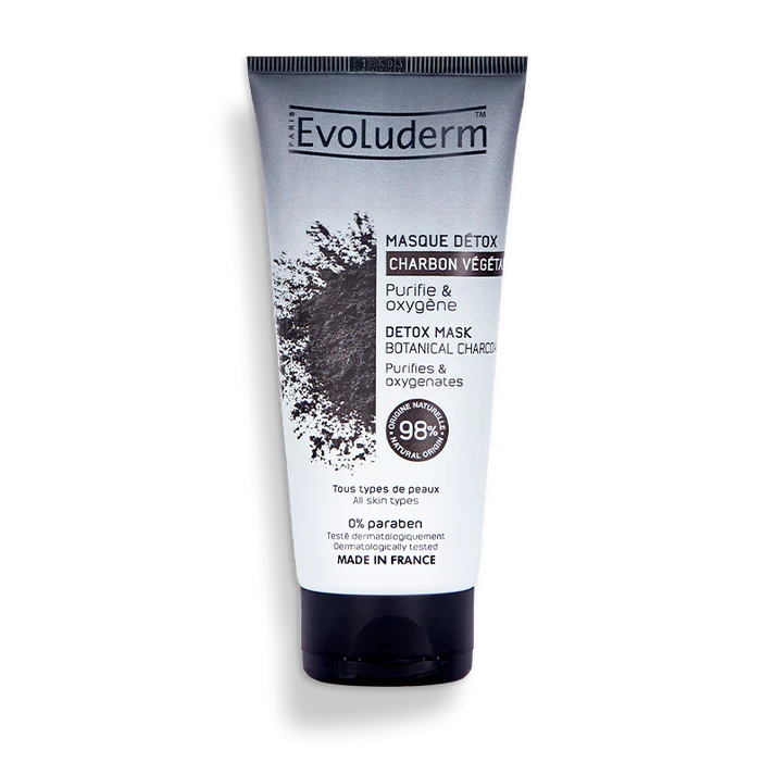 EvoLuderm - Masque Detox - Charbon - 100mL
