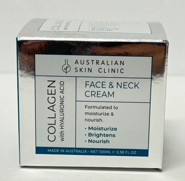 Australian Skin Clinic- Face& Neck Cream collagen with hyaluronic acid (100ml) 