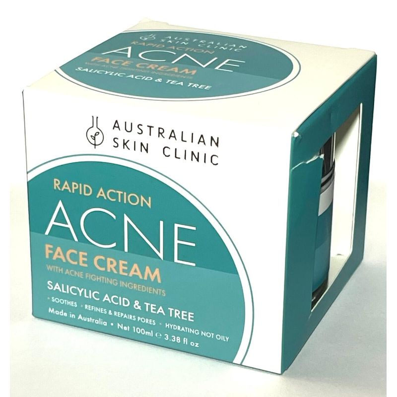Australian Skin Clinic Rapid Action Acne with salicylic acid & tea tree - face cream (100ml)