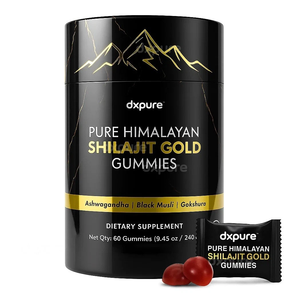 Himiyer Pure Himalayan Shilajit Gold Gummies (60 gummies)
