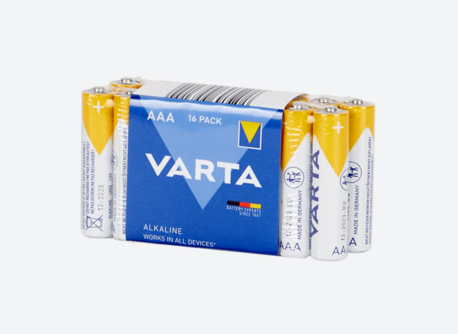 Varta AAA 16 pack Alkaline battery