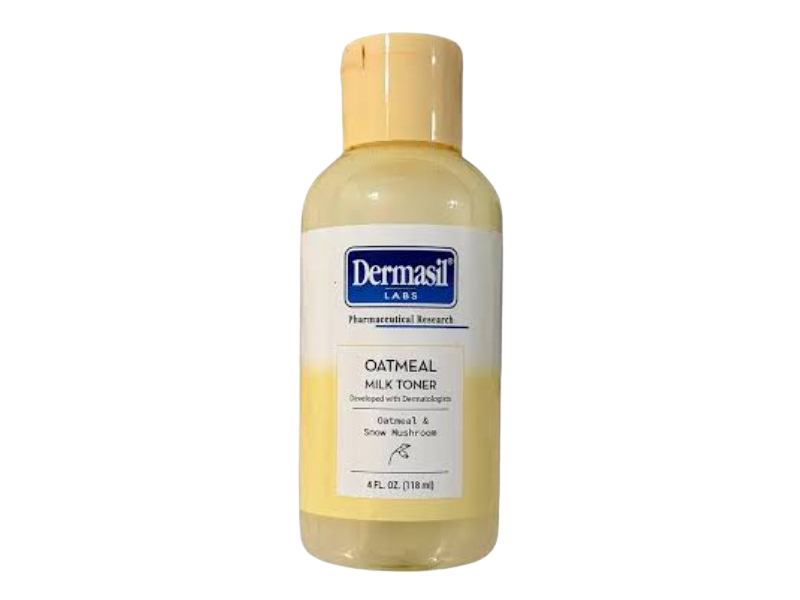 Dermasil Labs Oatmeal Milk Toner, Oatmeal & Snow Mushroom, 4 fl oz/118 mL