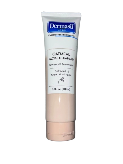 Dermasil Labs Oatmeal Facial Cleaner Oatmeal & Snow Mushroom, (4 fl oz/148ml)