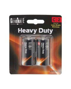 Generate C Heavy Duty Battery, 2 Ct