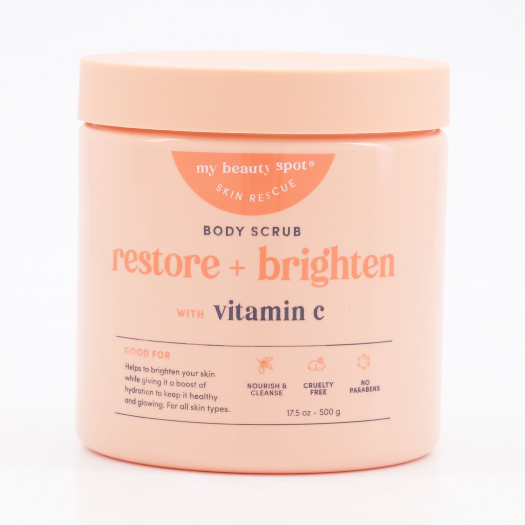 My Beauty Spot Body Scrub Restore + brighten with Vitamin C (500g)