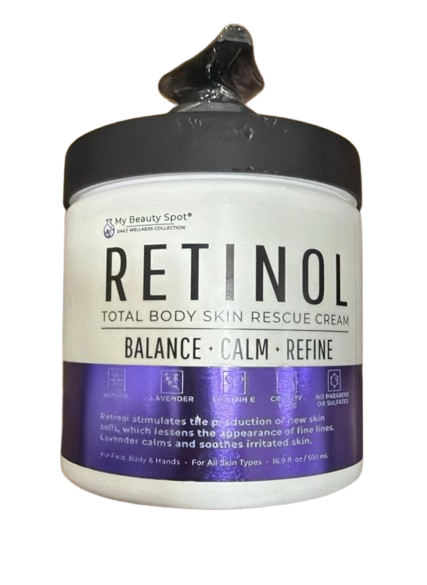 My Beauty Spot Retinol total body skin rescue cream 16.9 oz(500ml)