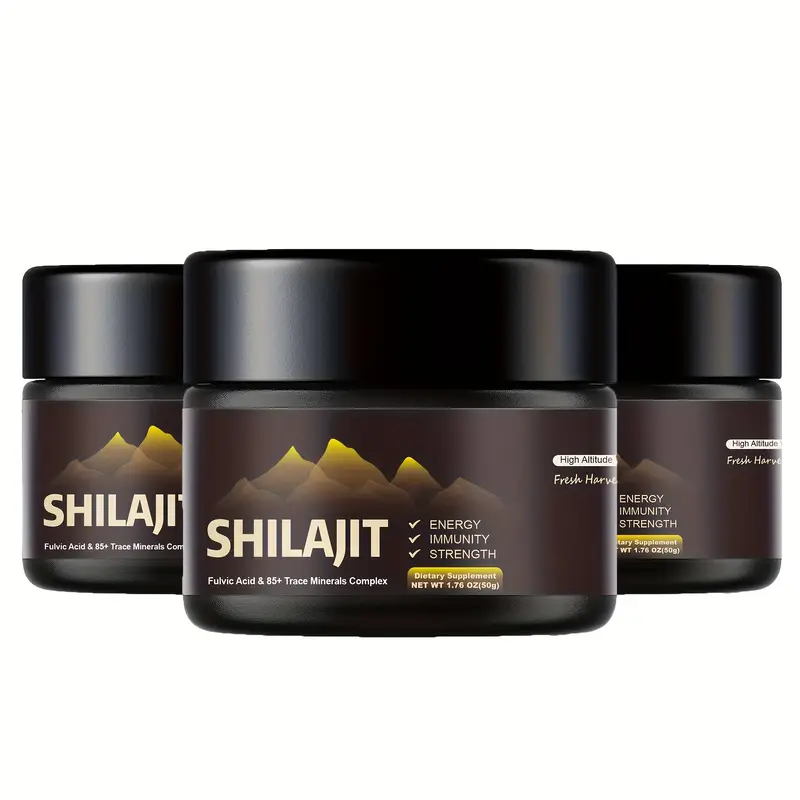 Shilajit Himalayan - Shilajit Resin 500mg - 3 Pack