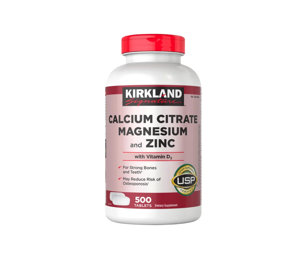 Kirkland signature Calcium Citrate Magnesium and Zinc 500 tablets [196633900890]