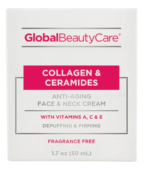 Global Beauty Care - Collagen & Ceramides Anti-Aging Face & Neck Cream