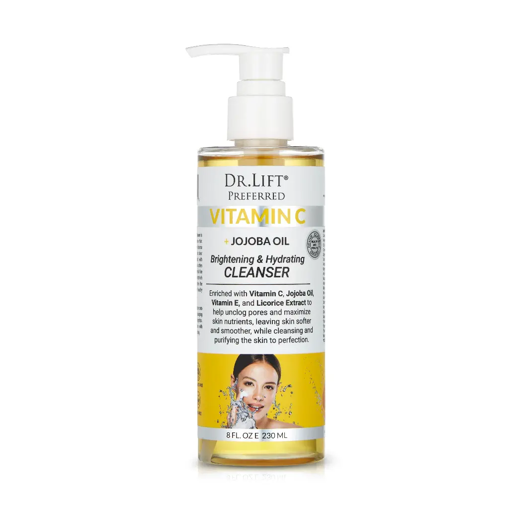 Dr. Lift  Preferred - Vitamin C - jojoba oil - Brightening & Hydrating CLeanser - 230 mL
