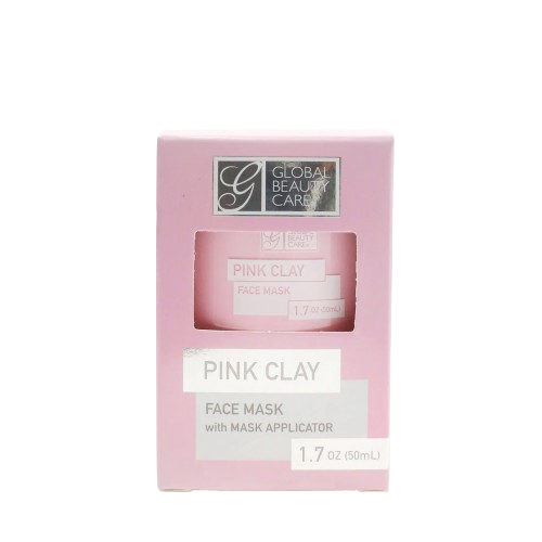 Global Beauty Care - Face Mask with Mask Applicator - Pink Clay 50mL
