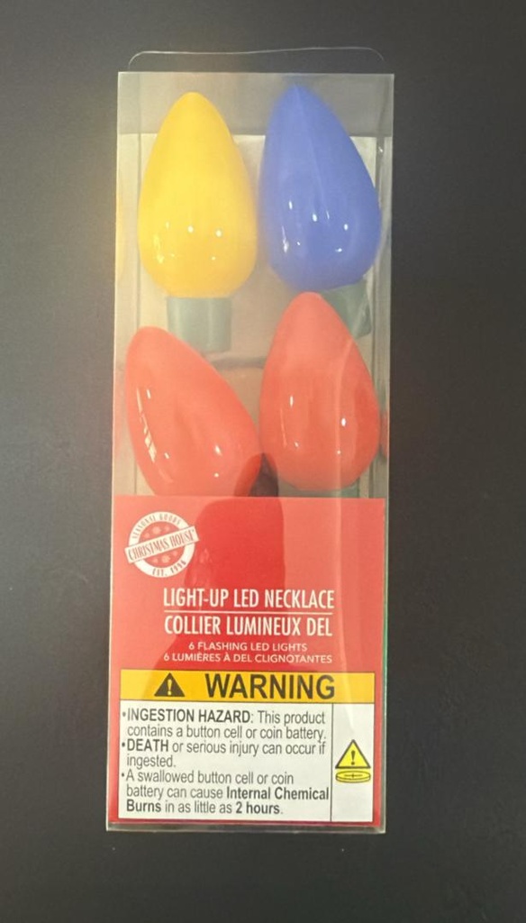 Light-up led necklace