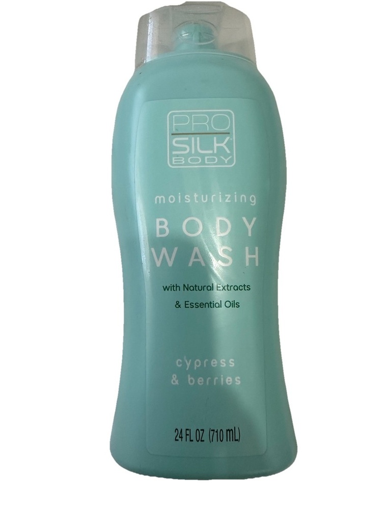 Pro Silk Large Body Wash Moisturizer Cypres And Berries Essential Oils Extract