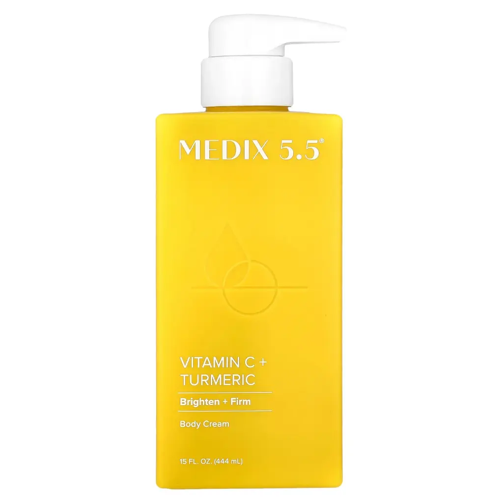 [AM] Medix 5.5 - Body Cream, Vitamin C + Turmeric, 15 fl oz (444 ml)