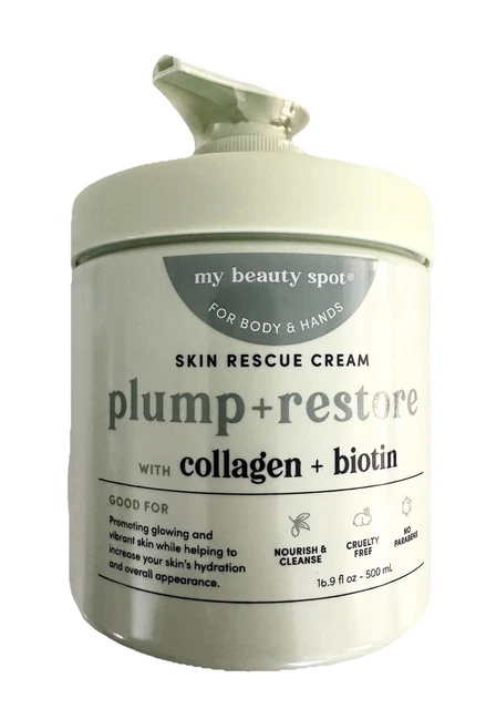 my beauty spot - plump + restore - Collagen + biotin - 500mL