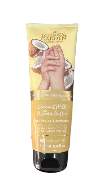 The botanical garden collection  - Coconut milk and shea butter hand cream