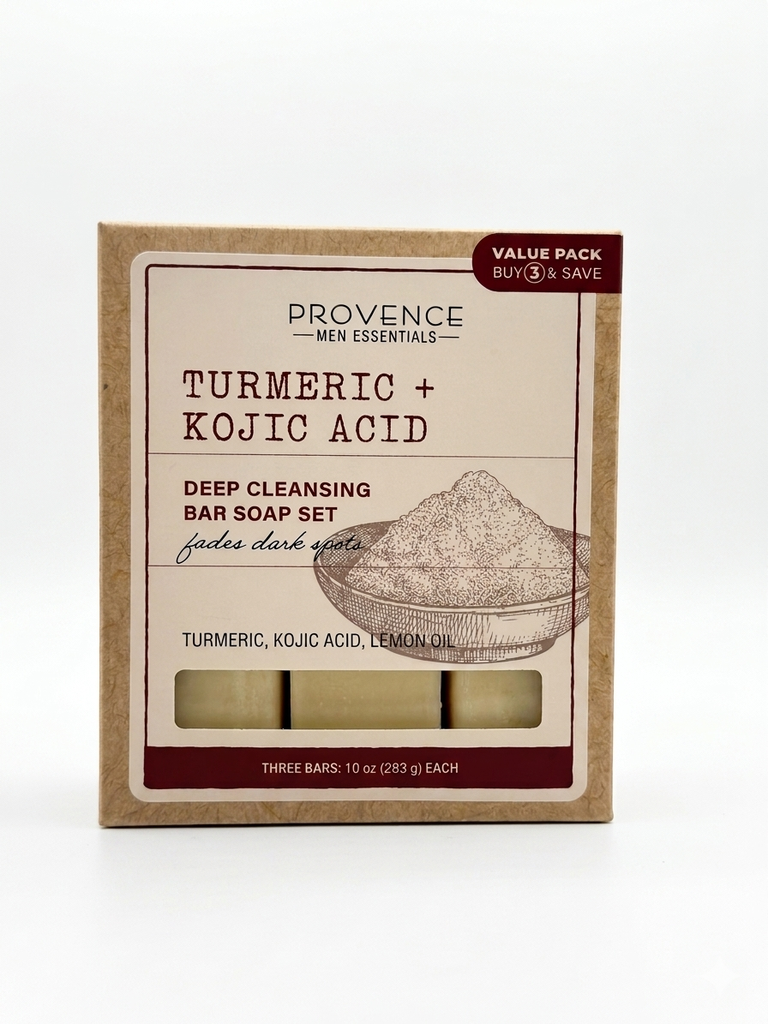 Provence Essentials - Turmeric + Kojic Acid - 3 bars