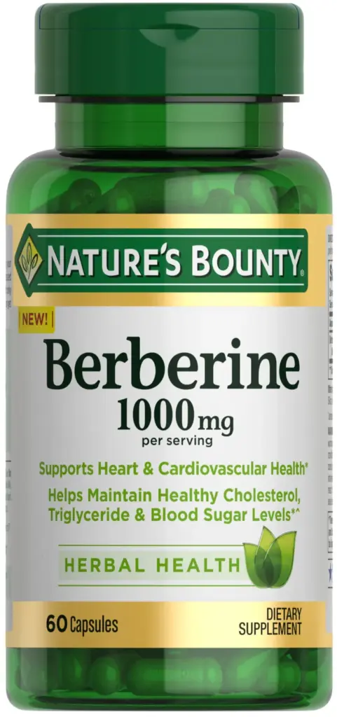 Nature's Bounty - Berberine 1000mg - 60 capsules