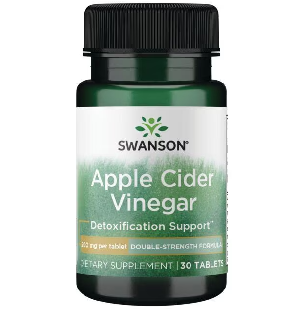 Swanson Apple Cider Vinegar - Double Strength Formula 30 tablets