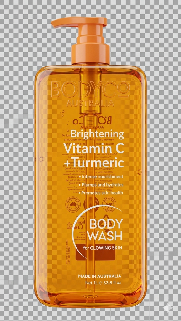 BodyCo - Brightening Body wash Vitamin C + Turmeric - 1L