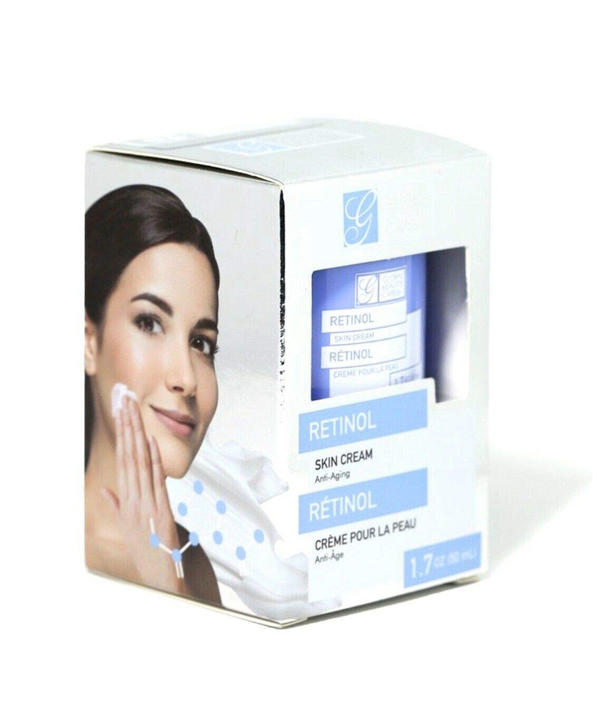 Global Beauty Care Retinol Anti-Wrinkle Anti-Aging Premium Skin Care Cream 1.7oz