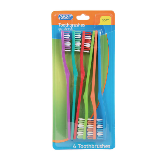 Rexall - Toothbrushes - 6pc